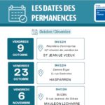 Permanences sociales gratuites et anonymes – infos rentrée scolaire et dates de septembre à décembre 2026